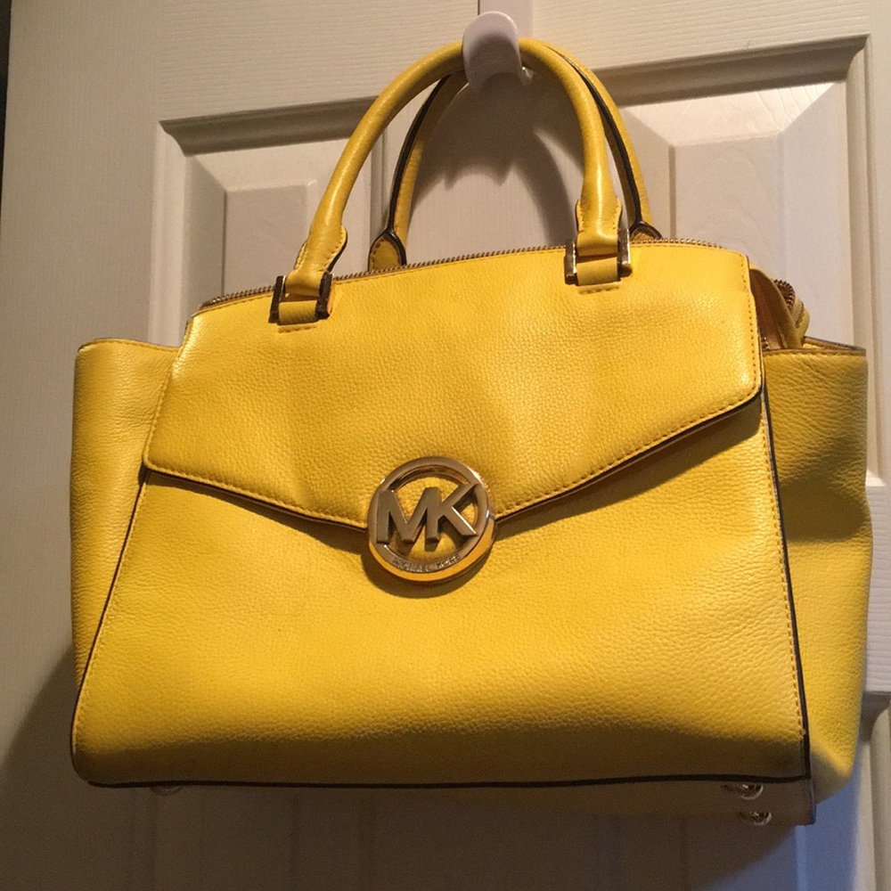 Yellow MK Purse